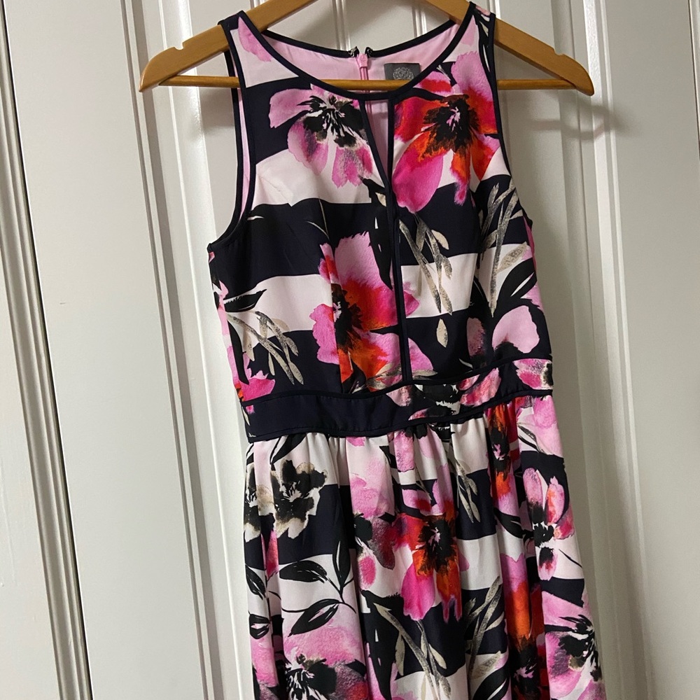 Multicolored floral Vince Camino maxi dress